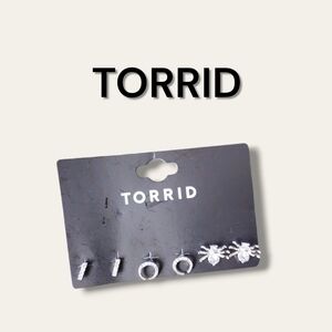 TORRID- Set of 3 studded earrings